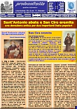 Il numero di gennaio 2009 del quaderno prolocofratta - Devozione popolare di Sant'Antonio abate e San Ciro eremita