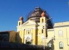 Lavori alla cupola della Chiesa